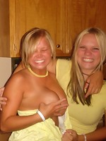 Beautiful open minded amateurs caught on camera with their girlfriends